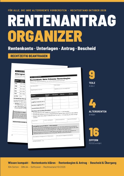 'Cover von Rentenantrag Organizer'-Cover