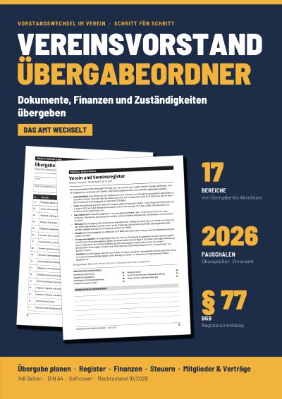 'Cover von Vereinsvorstand Übergabeordner'-Cover