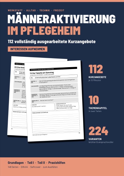 'Cover von Männeraktivierung im Pflegeheim'-Cover