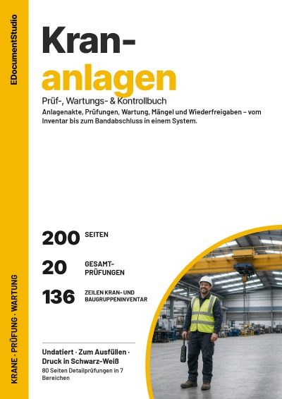 'Cover von Krananlagen'-Cover