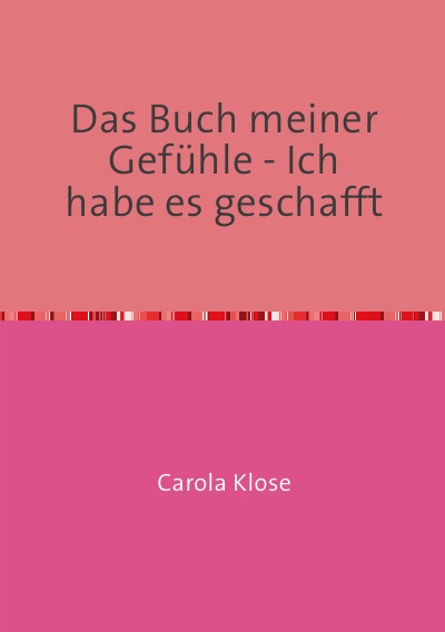 'Cover von Das Buch meiner Gefühle-Ich schaff das schon'-Cover