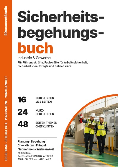 'Cover von Sicherheitsbegehungsbuch'-Cover