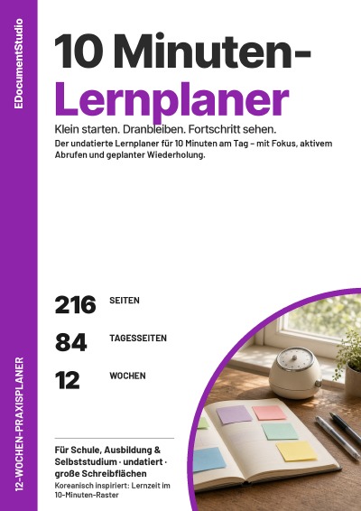 'Cover von Der 10-Minuten-Lernplaner'-Cover