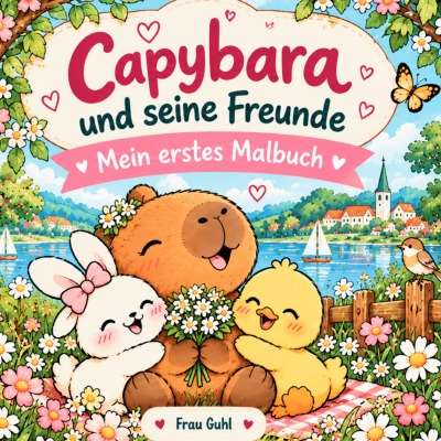 'Cover von Capybara und seine Freunde – Mein erstes Malbuch'-Cover