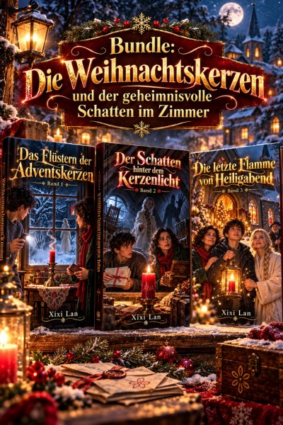 'Cover von Bundle:Die Weihnachtskerzen und der geheimnisvolle Schatten im Zimmer'-Cover