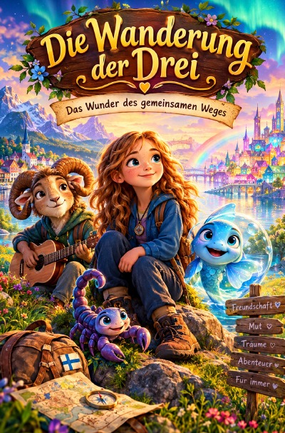 'Cover von Die Wanderung der drei'-Cover
