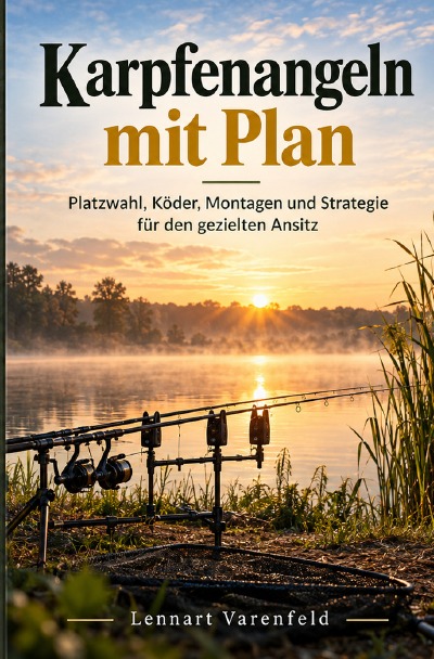 'Cover von Karpfenangeln mit Plan'-Cover