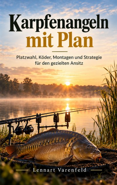 'Cover von Karpfenangeln mit Plan'-Cover
