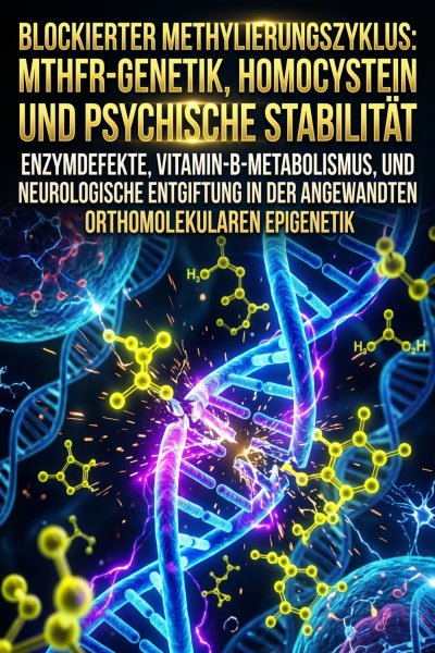 'Cover von Blockierter Methylierungszyklus: MTHFR-Genetik, Homocystein und psychische Stabilität'-Cover