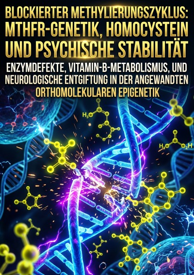 'Cover von Blockierter Methylierungszyklus: MTHFR-Genetik, Homocystein und psychische Stabilität'-Cover