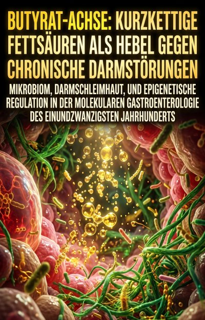 'Cover von Butyrat-Achse: Kurzkettige Fettsäuren als Hebel gegen chronische Darmstörungen'-Cover