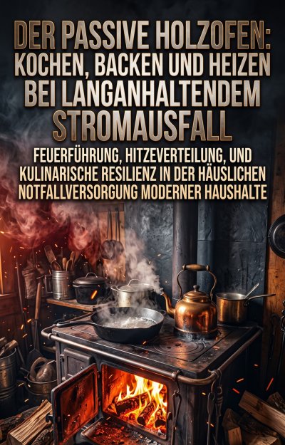 'Cover von Der passive Holzofen: Kochen, Backen und Heizen bei langanhaltendem Stromausfall'-Cover