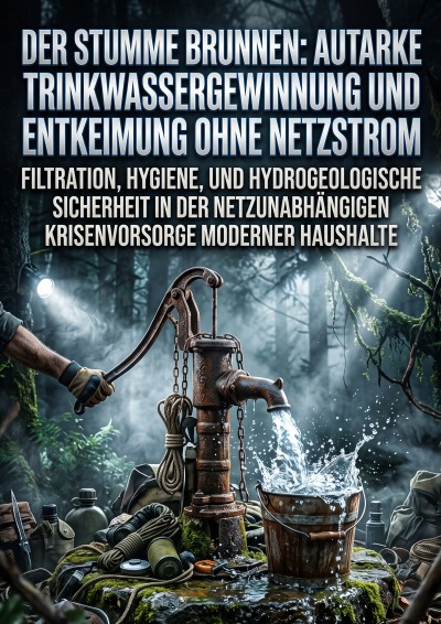 'Cover von Der stumme Brunnen: Autarke Trinkwassergewinnung und Entkeimung ohne Netzstrom'-Cover