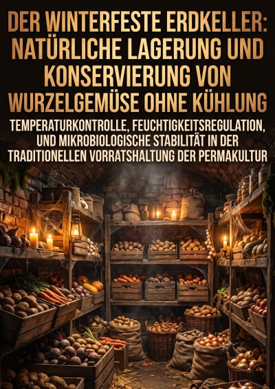'Cover von Der winterfeste Erdkeller: Natürliche Lagerung und Konservierung von Wurzelgemüse ohne Kühlung'-Cover