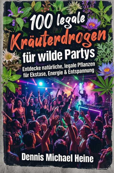 'Cover von 100 legale Kräuterdrogen für wilde Partys'-Cover