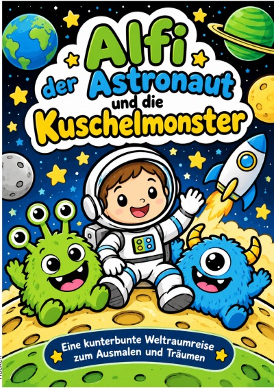 'Cover von Alfi der Astronaut und die Kuschelmonster'-Cover