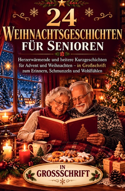 'Cover von 24 Weihnachtsgeschichten für Senioren'-Cover