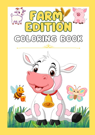'Cover von Farm Edition – Coloring Book'-Cover