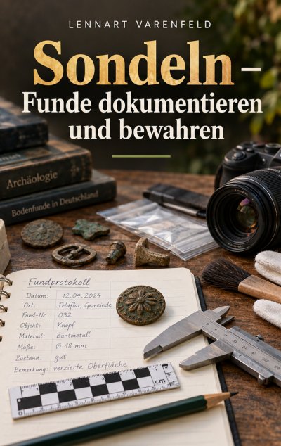 'Cover von Sondeln – Funde dokumentieren und bewahren'-Cover