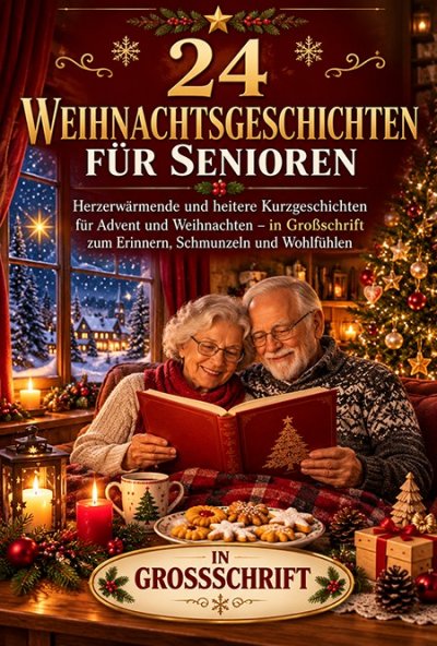 'Cover von 24 Weihnachtsgeschichten für Senioren'-Cover