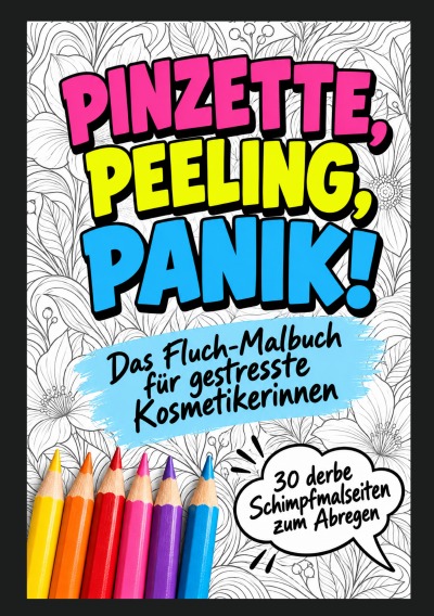 'Cover von Fluchmalbuch Kosmetikerin'-Cover