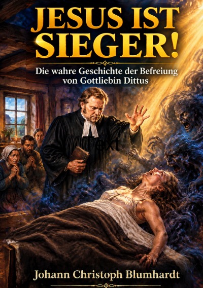 'Cover von Jesus ist Sieger! – Blumhardts Kampf. Die wahre Geschichte von Gottliebin Dittus in modernem Deutsch'-Cover