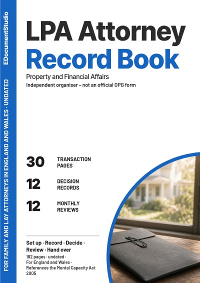 'Cover von LPA Attorney Record Book'-Cover