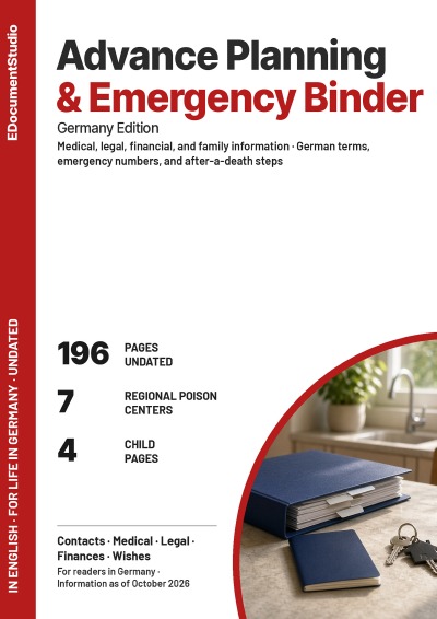 'Cover von Advance Planning & Emergency Binder'-Cover
