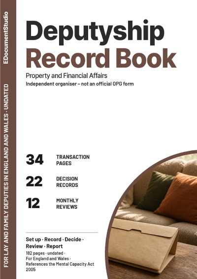 'Cover von Deputyship Record Book'-Cover