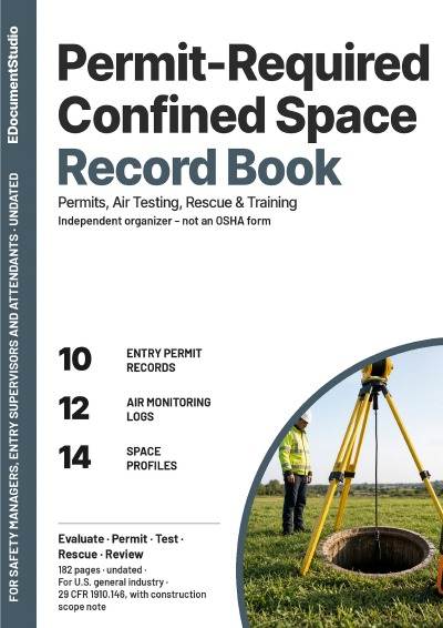 'Cover von Permit-Required Confined Space Record Book'-Cover