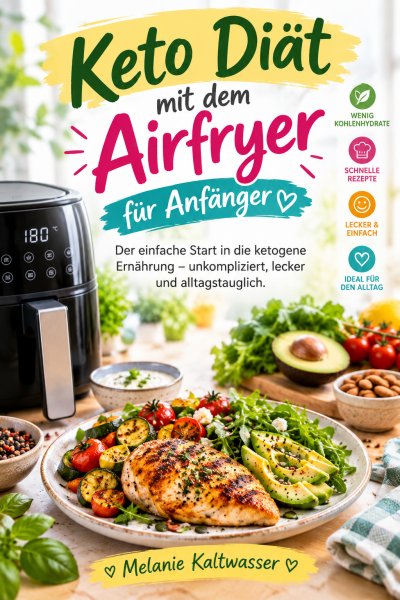 'Cover von Keto Diät mit dem Airfryer für Anfänger'-Cover