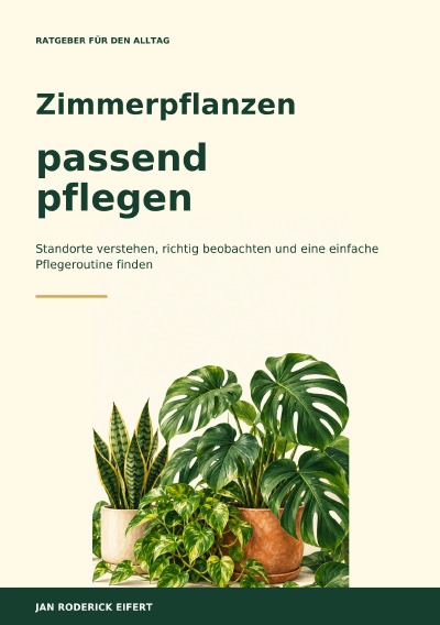 'Cover von Zimmerpflanzen passend pflegen'-Cover