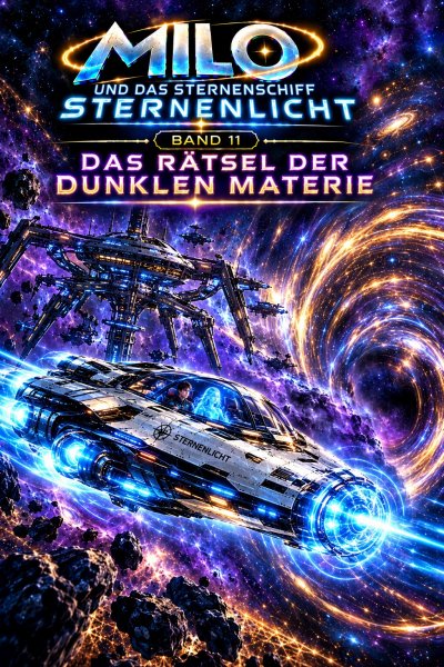 'Cover von Milo und das sternenschiff Sternenlicht – Das Rätsel der dunklen Materie'-Cover