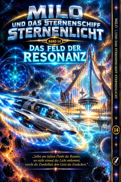 'Cover von Milo und das Sternenschiff Sternenlicht – Das Feld der Resonanz'-Cover