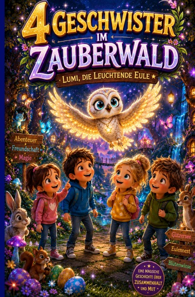 'Cover von Die vier Geschwister und das Herz des Zauberwaldes'-Cover