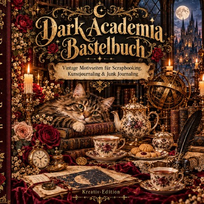 'Cover von Dark Academia Bastelbuch'-Cover