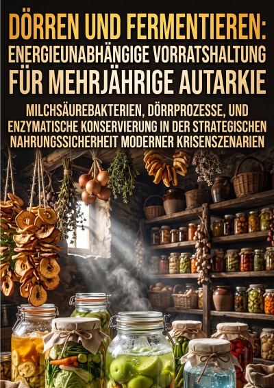 'Cover von Dörren und Fermentieren: Energieunabhängige Vorratshaltung für mehrjährige Autarkie'-Cover
