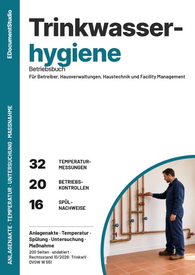 'Cover von Trinkwasserhygiene – Betriebsbuch'-Cover