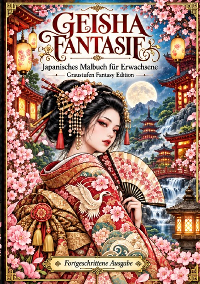 'Cover von Geisha Fantasie Malbuch'-Cover