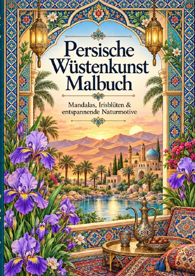'Cover von Persische Wüstenkunst Malbuch'-Cover