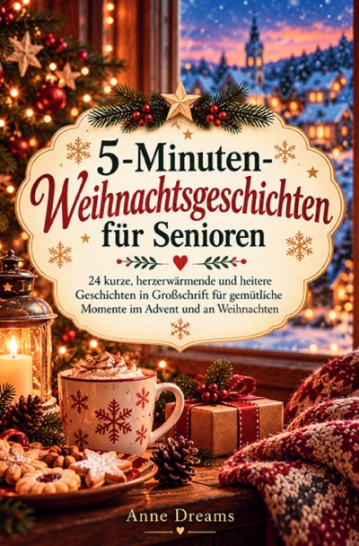 'Cover von 5-Minuten-Weihnachtsgeschichten für Senioren'-Cover