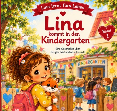 'Cover von Lina kommt in den Kindergarten'-Cover