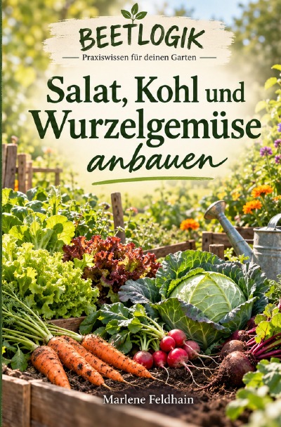 'Cover von Salat, Kohl und Wurzelgemüse anbauen'-Cover