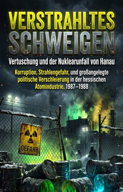 'Cover von Verstrahltes Schweigen: Vertuschung und der Nuklearunfall von Hanau'-Cover