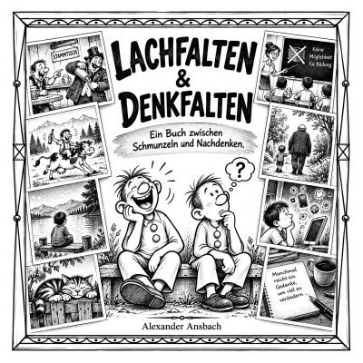 'Cover von Lachfalten und Denkfalten'-Cover
