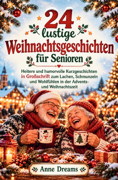 'Cover von 24 lustige Weihnachtsgeschichten für Senioren'-Cover