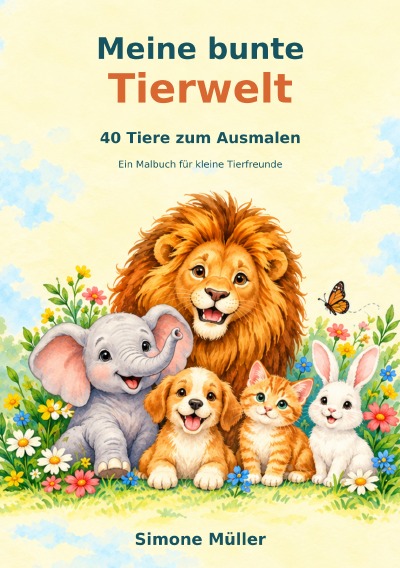 'Cover von Meine bunte Tierwelt'-Cover