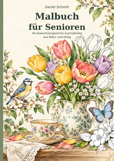 'Cover von Malbuch für Senioren'-Cover