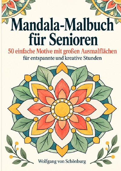 'Cover von Mandala-Malbuch für Senioren'-Cover
