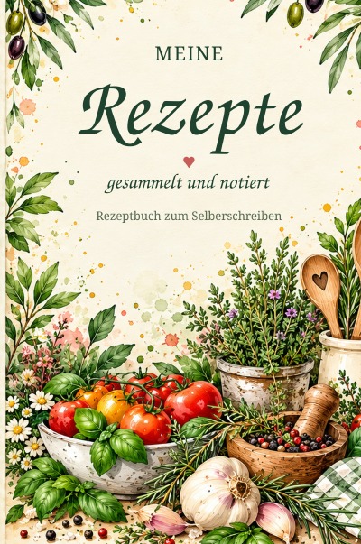 'Cover von Meine Rezepte – Rezeptbuch zum Selberschreiben'-Cover